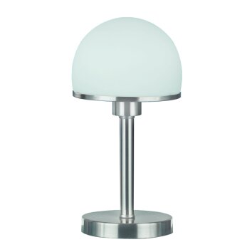 Lampe de table Trio Joost 2 Nickel mat, 1 lumière