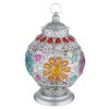 Lampe de table Globo GELASIUS Gris, Argenté, 1 lumière