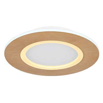 Plafonnier Globo CLAY LED Blanc, 1 lumière