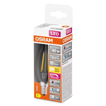 OSRAM SUPERSTAR LED E14 3,4 watt 2700 kelvin 470 lumen