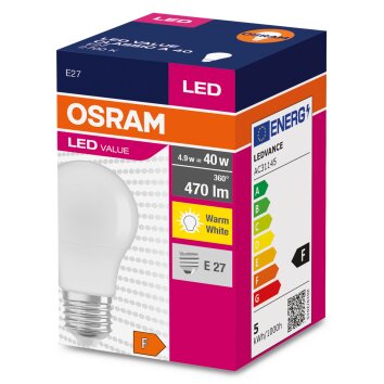 Acheter pack éco 3 ampoules LED Osram E27 6,5W verre transparent