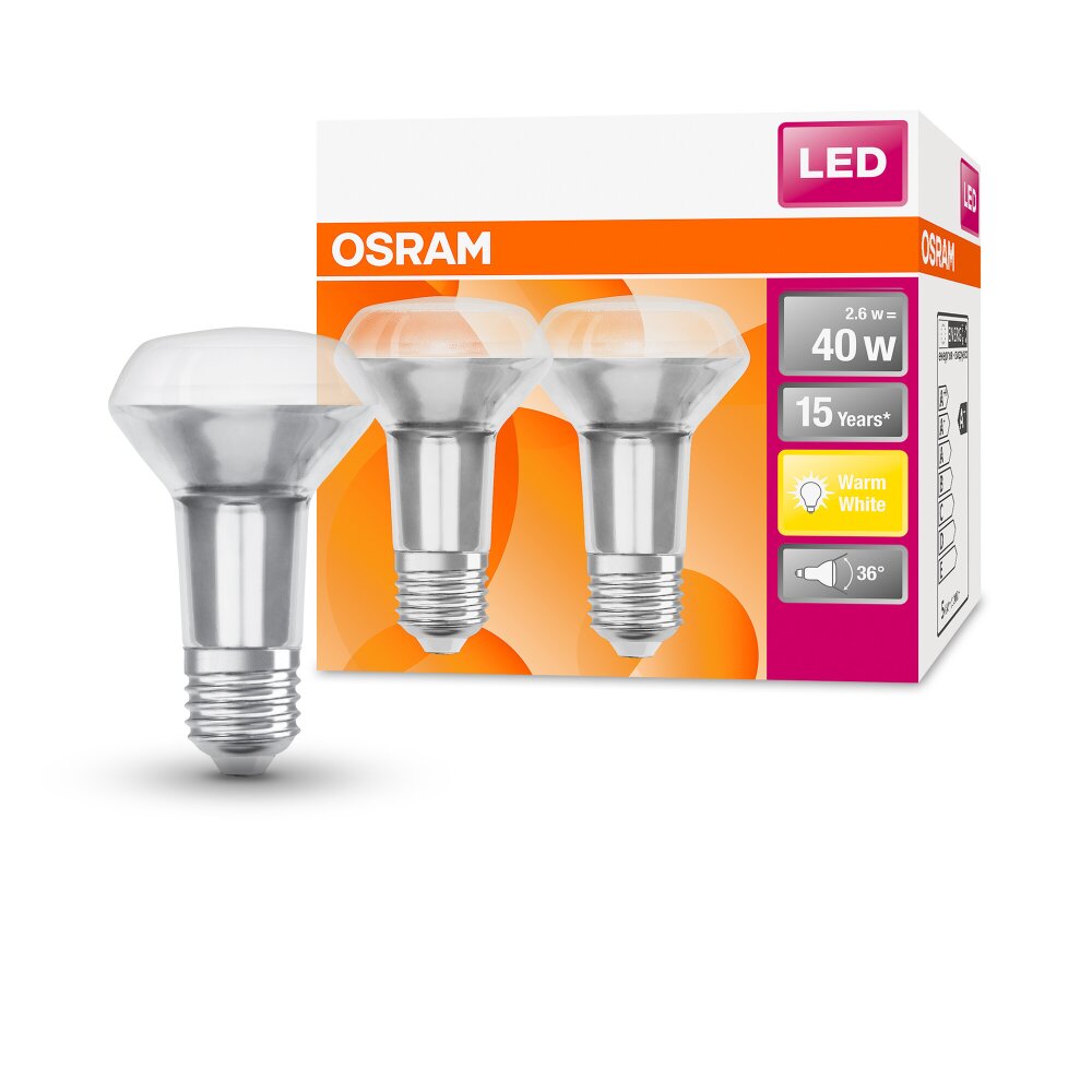 OSRAM LED STAR Lot de 2 E14 2,6 Watt 2700 Kelvin 210 lumen main product photo