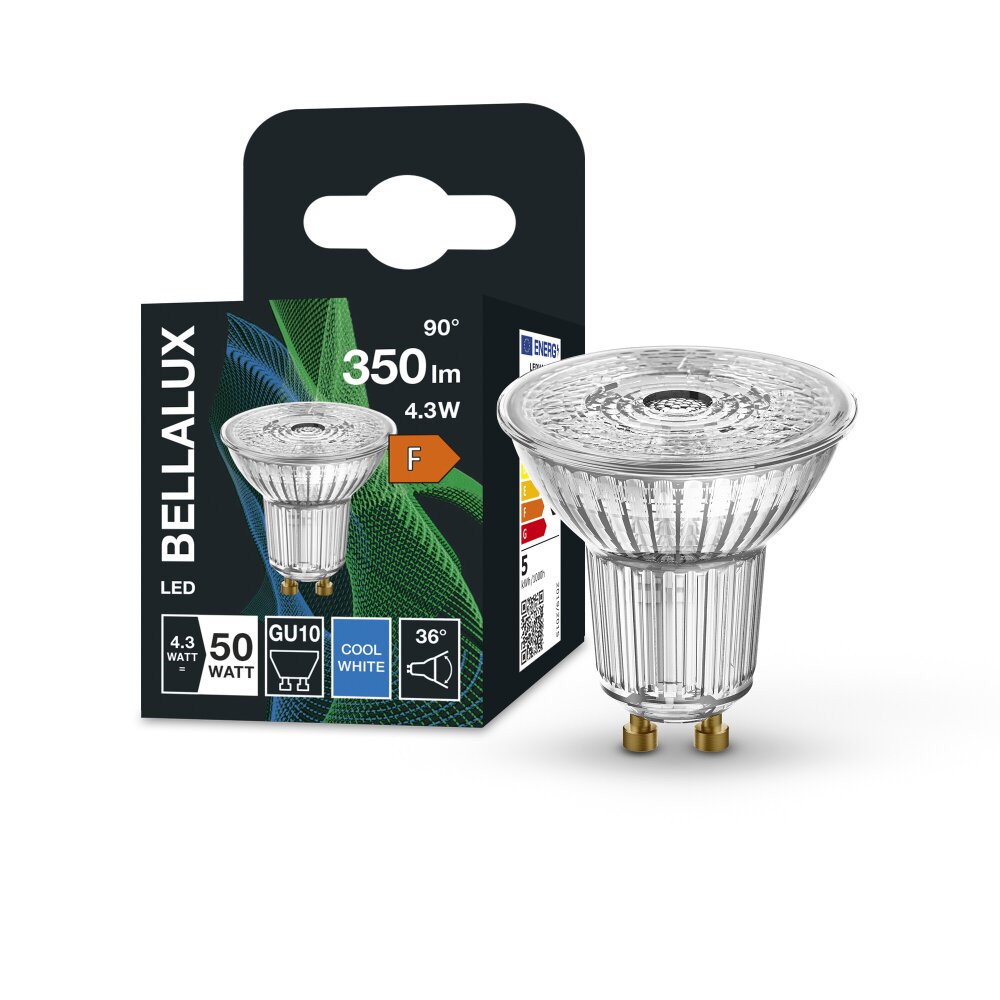 BELLALUX® BELLALUX® LED GU10 4,3 watt 4000 kelvin 350 lumen main product photo
