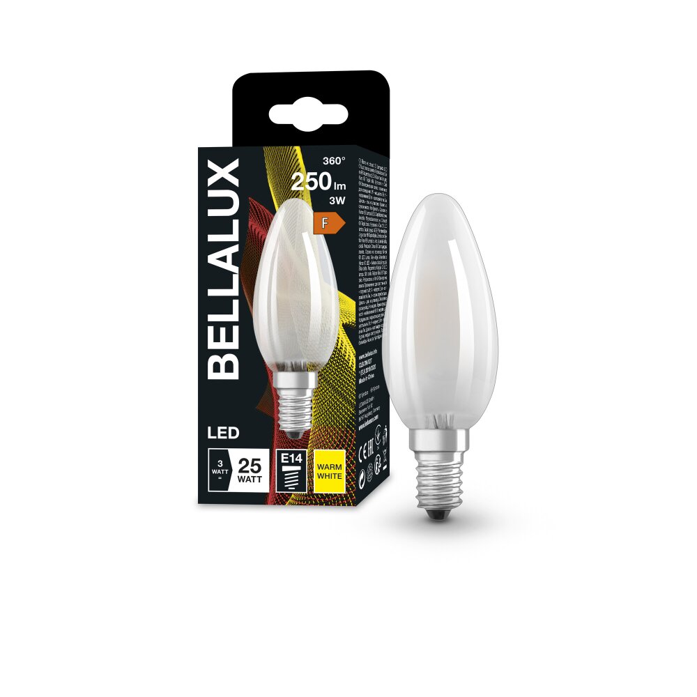BELLALUX® LED E14 2,5 watt 2700 kelvin 250 lumen main product photo