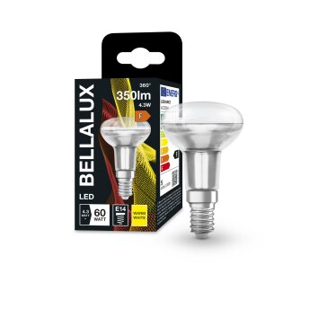 BELLALUX® R50 LED E14 4,3 watt 2700 kelvin 350 lumen