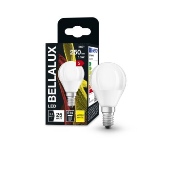 BELLALUX® LED E14 3,3 watt 2700 kelvin 250 lumen