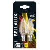 BELLALUX® Lot de 2 LED E14 4 watt 2700 kelvin 470 lumen