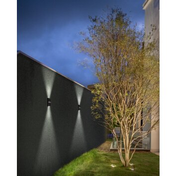 Applique murale d'extérieur LEDVANCE ENDURA® Gris, 1 lumière, Détecteur de mouvement