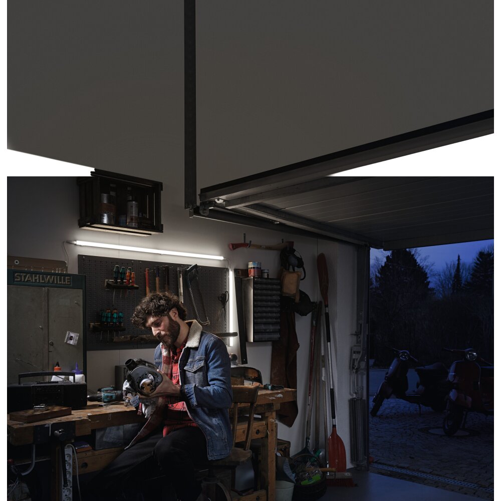 lampes pour bandeaux LEDVANCE SWITCH BATTEN Blanc, 1 lumière main product photo