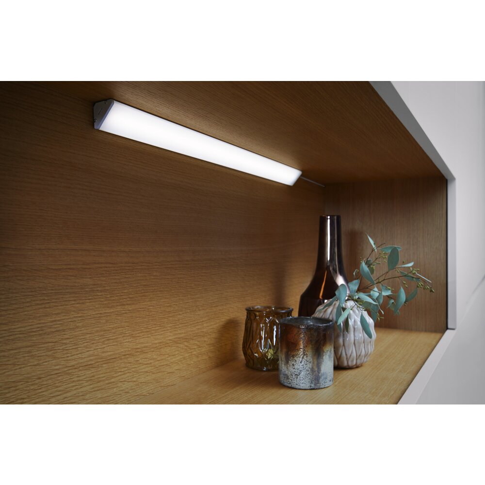 lampes pour bandeaux LEDVANCE Cabinet Gris, 1 lumière, Détecteur de mouvement main product photo