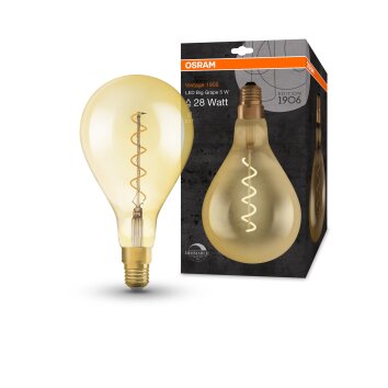OSRAM Vintage 1906® LED E27 4 Watt 2000 Kelvin 300 Lumen OSRAM Vintage 1906® LED E27 4 Watt 2000 Kelvin 300 Lumen