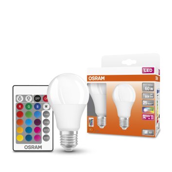 OSRAM LED Retrofit Lot de 2 E27 9,4 Watt 2700 Kelvin 806 Lumen