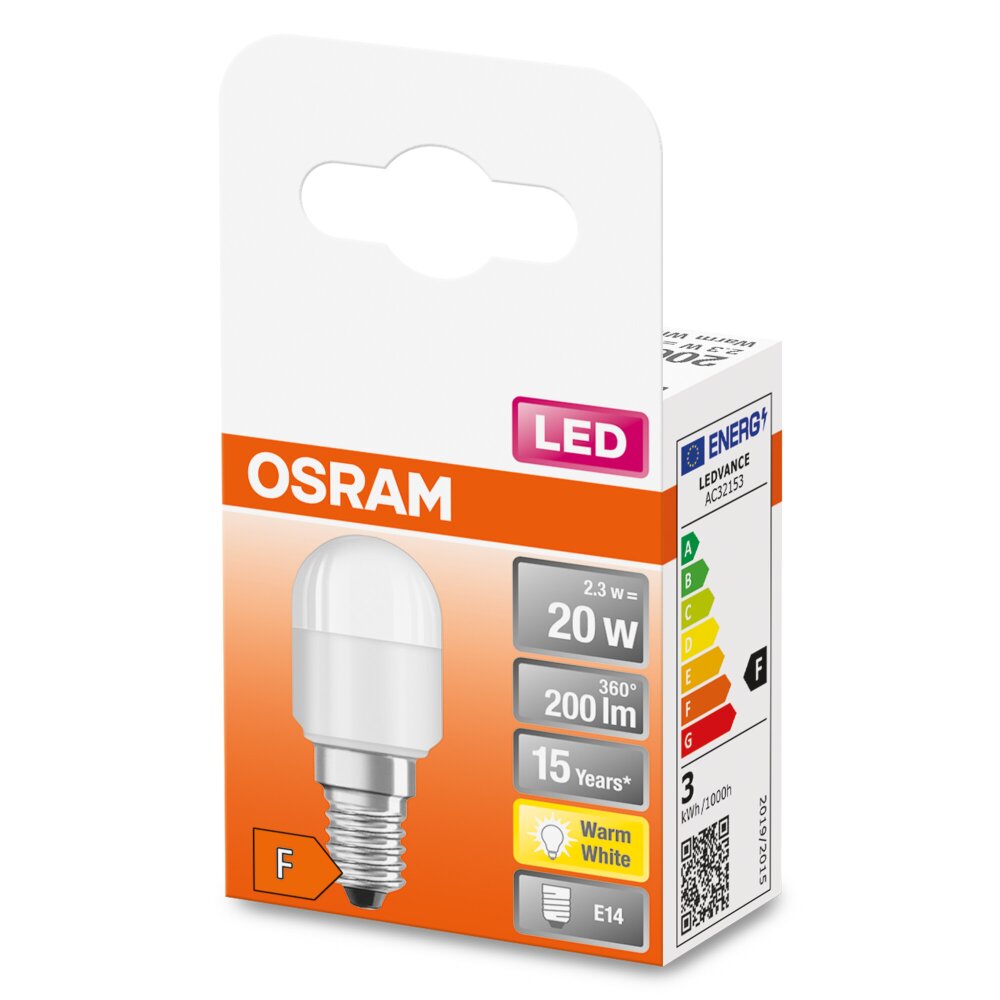OSRAM LED SPECIAL E14 2,3 Watt 2700 Kelvin 200 lumen main product photo