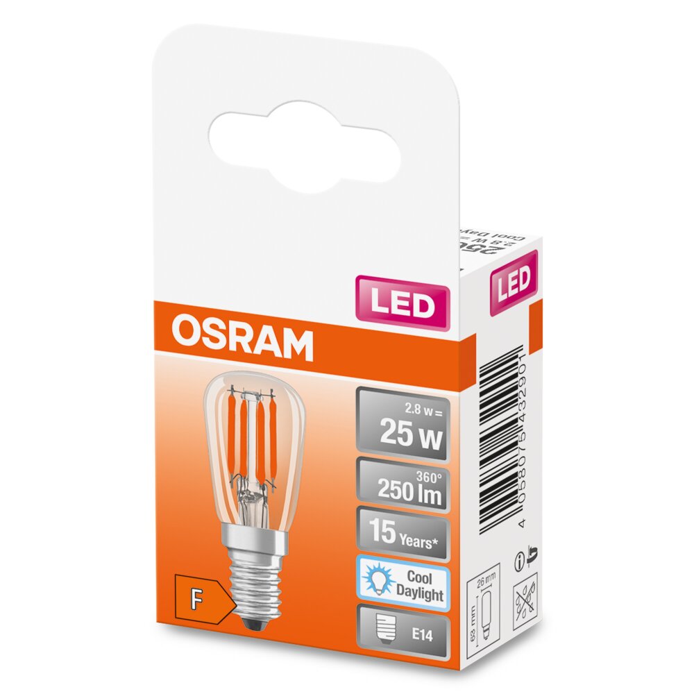 OSRAM LED SPECIAL E14 2,8 Watt 6500 Kelvin 250 lumen main product photo