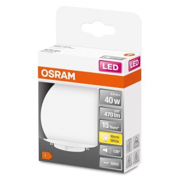 OSRAM LED STAR GX53 4,9 watt 2700 kelvin 470 lumen