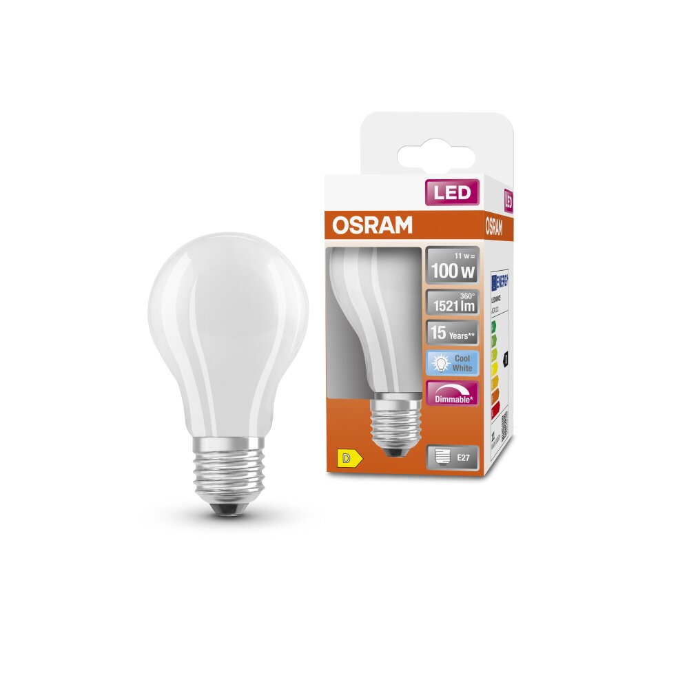 OSRAM LED Retrofit E27 11 Watt 4000 Kelvin 1521 Lumen main product photo