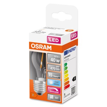 OSRAM LED Retrofit E27 4,8 watt 4000 kelvin 470 lumen