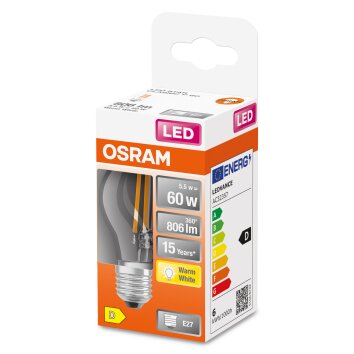 OSRAM LED Retrofit E27 5,5 watt 2700 kelvin 806 lumen