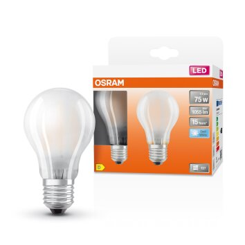 OSRAM LED Retrofit Set de 2 ampoules E27 7,5 Watt 4000 Kelvin 1055 lumen