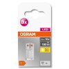 OSRAM LED BASE PIN Set de 3 ampoules G4 0,9 Watt 2700 Kelvin 100 lumen