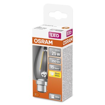 OSRAM LED Retrofit B22d 2,5 Watt 2700 Kelvin 250 lumen
