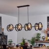 Suspension Theareabarivat Anthracite, 8 lumières