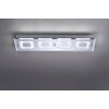 Plafonnier Leuchten Direkt LISA LED Chrome, 4 lumières