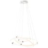 Suspension Brilliant Poolen LED Argenté, 1 lumière, Télécommandes