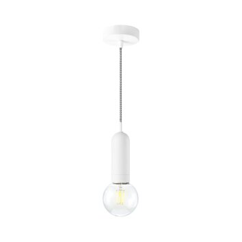 Suspension Leuchten Direkt TURN ME Blanc, 1 lumière