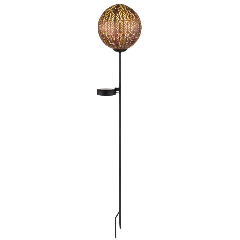 Luminaire déco Globo SOLAR LED Noir, 1 lumière main product photo