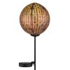 Luminaire déco Globo SOLAR LED Noir, 1 lumière