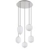 Suspension Globo BLACKY Nickel mat, 5 lumières