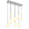 Suspension Globo BLACKY Nickel mat, 8 lumières