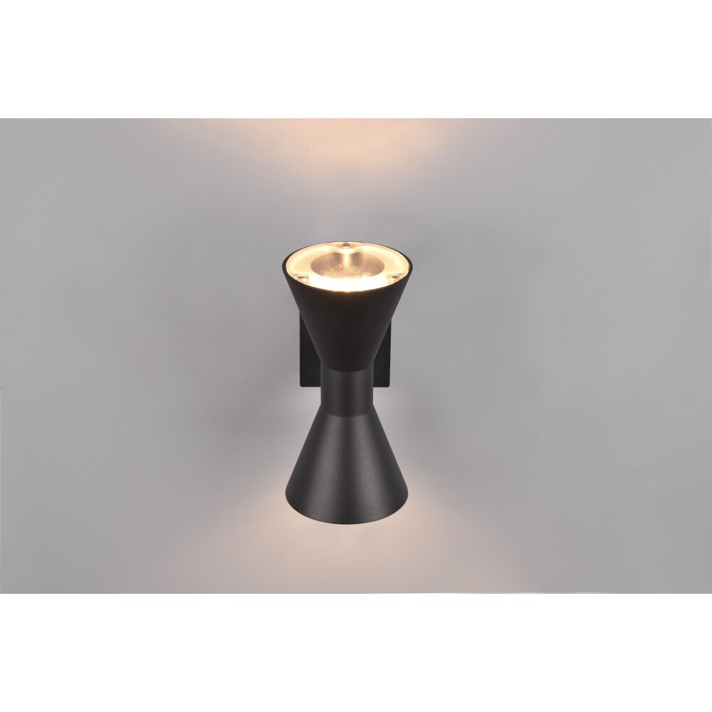 Applique murale d'extérieur Trio Ardas Noir, 2 lumières main product photo
