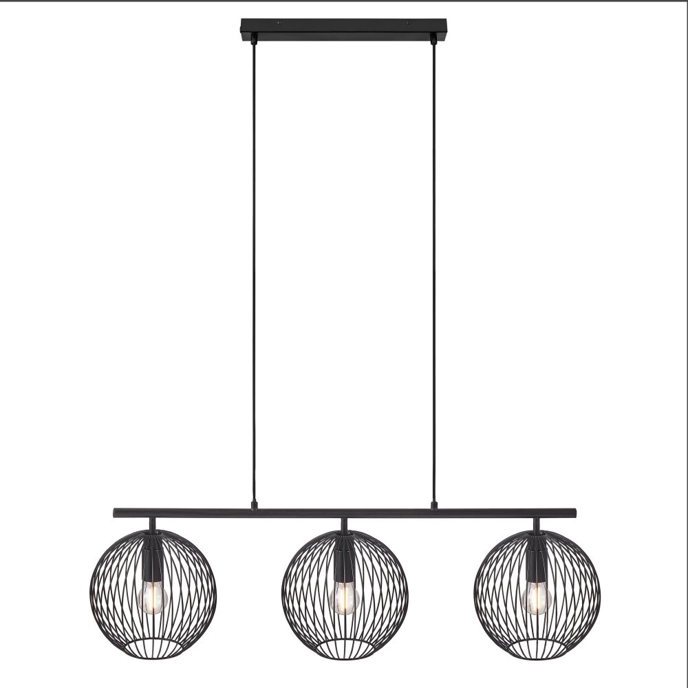 Suspension Nordlux BERONI Noir, 3 lumières main product photo