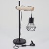 Lampe de table Bardhaman Noir, 1 lumière