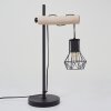 Lampe de table Bardhaman Noir, 1 lumière