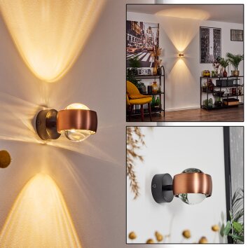Lampe de salle de bain Florenz LED Aluminium H166414