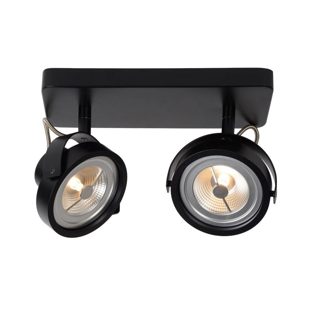 Spot Lucide TALA Noir, 2 lumières main product photo
