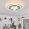 Plafonnier Wawo LED Blanc, 1 lumière, Télécommandes