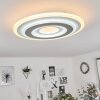 Plafonnier Wawo LED Blanc, 1 lumière, Télécommandes