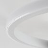 Plafonnier Lillavois LED Blanc, 1 lumière, Télécommandes