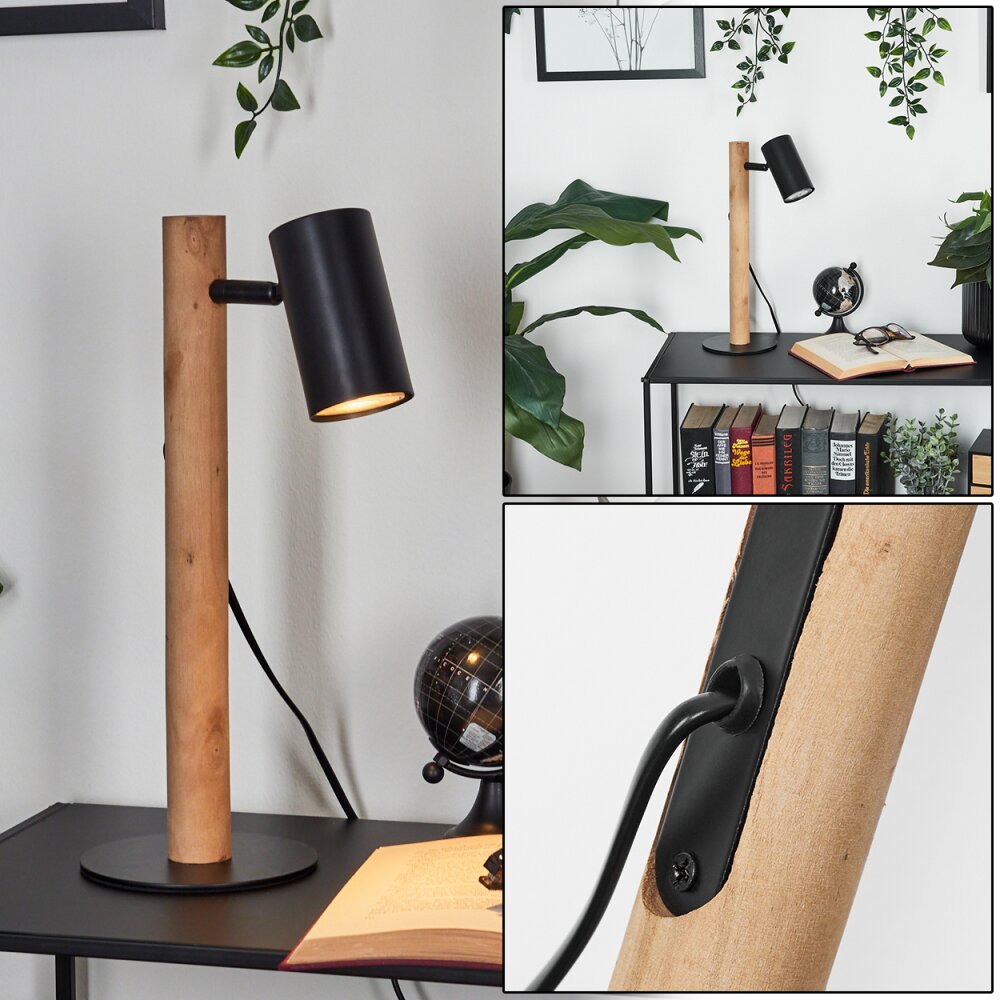 Lampe de table Arbrentin Écru, Noir, 1 lumière main product photo