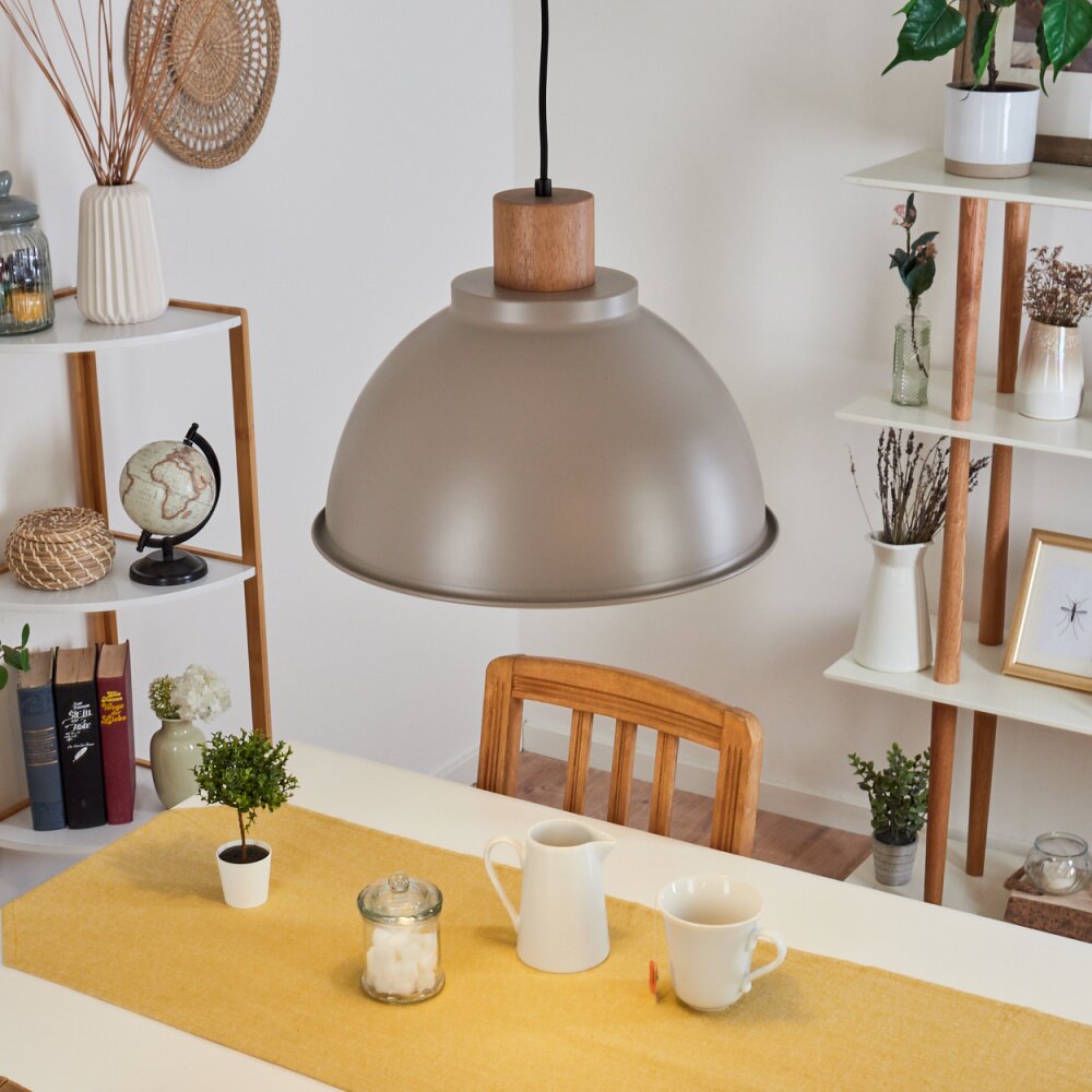 Suspension Chipou Gris, 1 lumière main product photo
