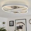 Plafonnier Rosemond LED Chrome, Blanc, 1 lumière