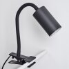 lampe â clipper Javel Noir, 1 lumière