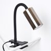 lampe â clipper Javel Noir, 1 lumière