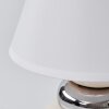 Lampe de table Chrouy Beige, Chrome, 1 lumière
