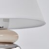 Lampe de table Chrouy Beige, Chrome, 1 lumière