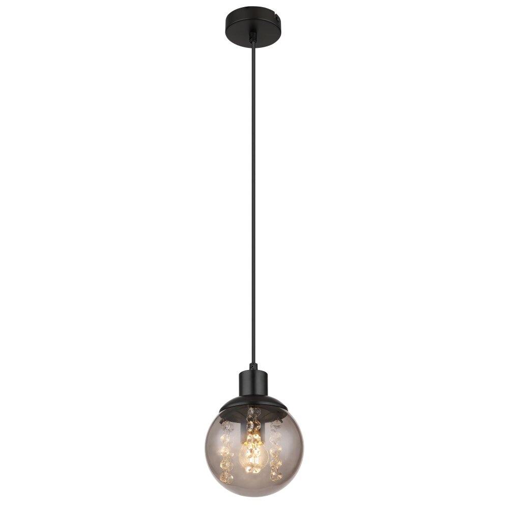 Suspension Globo RICHARD Noir, 1 lumière main product photo